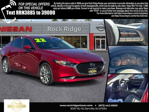 Soul Red Crystal Metallic 2022 Mazda Mazda3 FWD w/Select Package