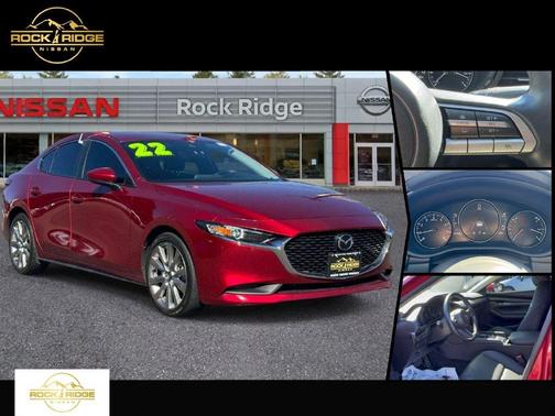 Soul Red Crystal Metallic 2022 Mazda Mazda3 FWD w/Select Package