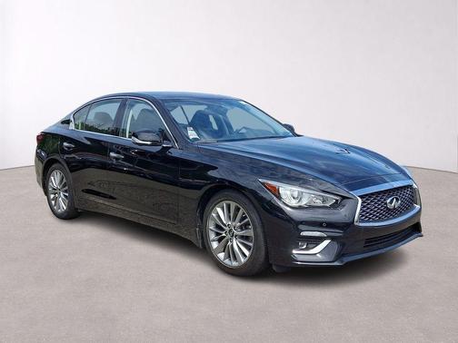 Black Obsidian 2023 INFINITI Q50 LUXE