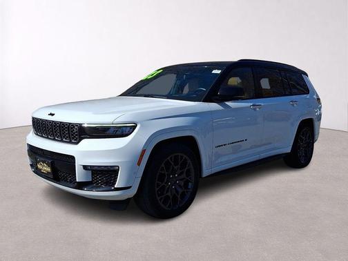 Bright White Clearcoat 2023 Jeep Grand Cherokee L Summit