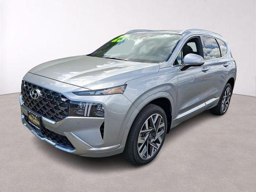 Shimmering Silver 2023 Hyundai SANTA FE Calligraphy