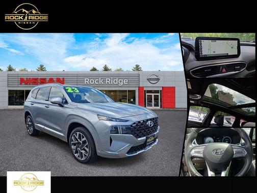 Shimmering Silver 2023 Hyundai SANTA FE Calligraphy