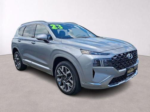 Shimmering Silver 2023 Hyundai SANTA FE Calligraphy