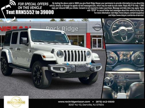 Bright White Clearcoat 2023 Jeep Wrangler 4xe Sahara