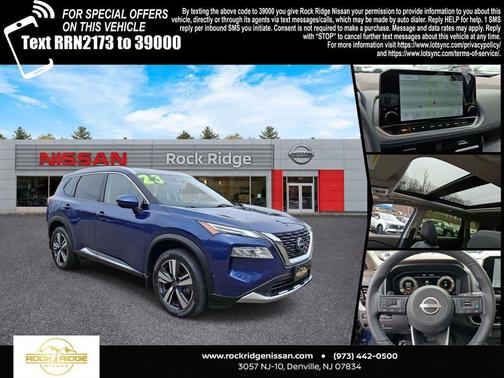 Caspian Blue 2023 Nissan Rogue Platinum