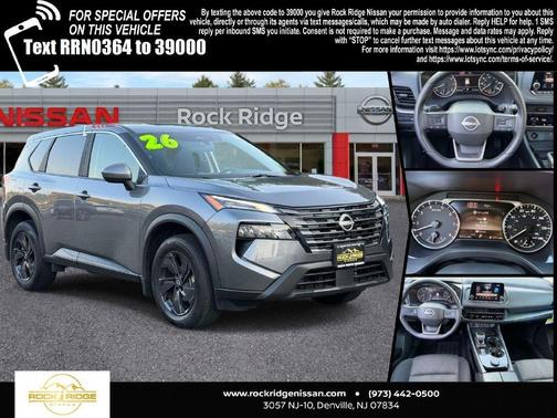 Gun Metallic 2026 Nissan Rogue SV