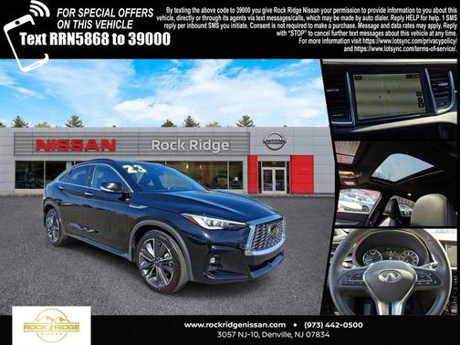 Black Obsidian 2023 INFINITI QX55 ESSENTIAL