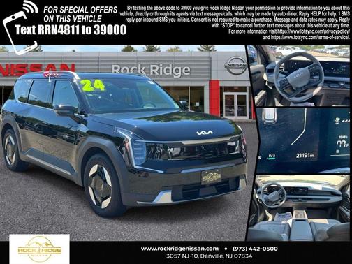 Aurora Black 2024 Kia EV9 Wind