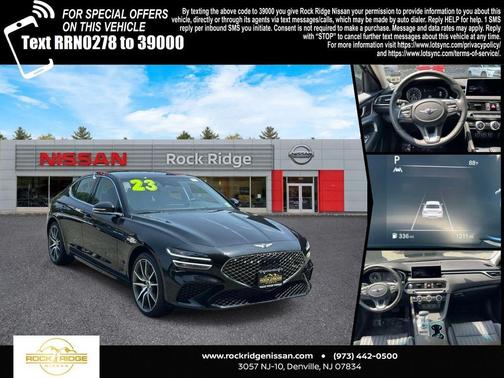 Black 2023 Genesis G70 3.3T