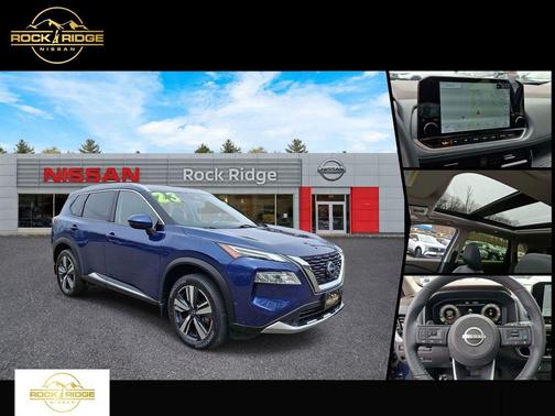 Caspian Blue 2023 Nissan Rogue Platinum