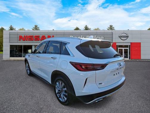 Lunar White 2022 INFINITI QX50 Luxe