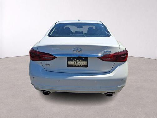 Majestic White 2023 INFINITI Q50 LUXE