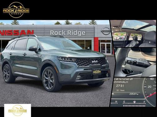Green 2023 Kia Sorento X-Line EX