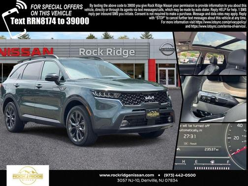 Green 2023 Kia Sorento X-Line EX