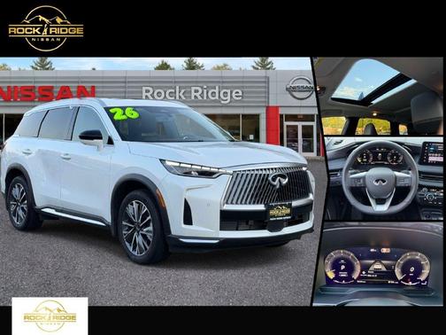 Radiant White 2026 INFINITI QX60 Luxe