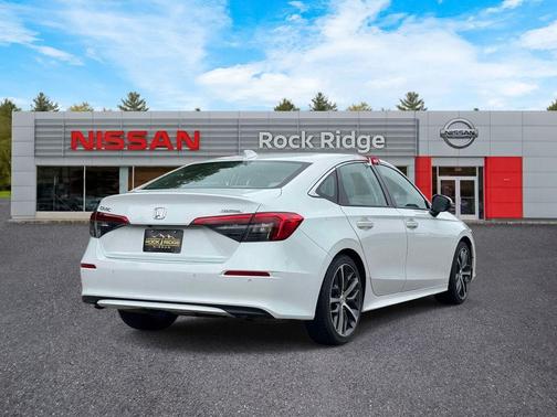 Platinum White Pearl 2023 Honda Civic Touring