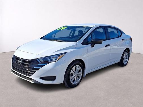 Cloud White 2024 Nissan Versa S