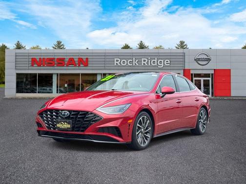Calypso Red 2021 Hyundai SONATA Limited