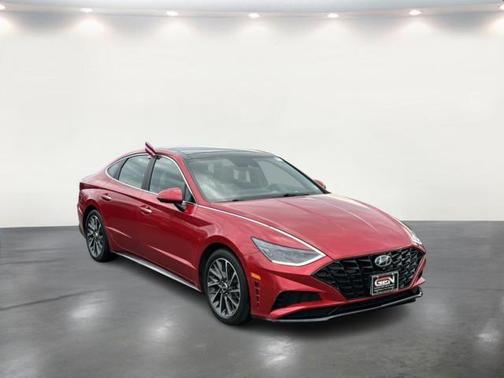 Calypso Red 2021 Hyundai SONATA Limited