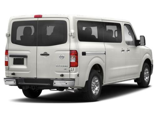 Glacier White 2018 Nissan NV Passenger NV3500 HD SL V8