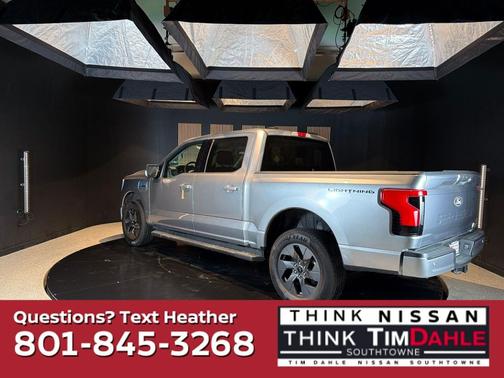 Silver Metallic 2025 Ford F-150 Lightning Flash