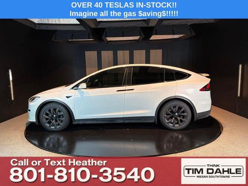 White 2022 Tesla Model X Plaid Tri Motor All-Wheel Drive