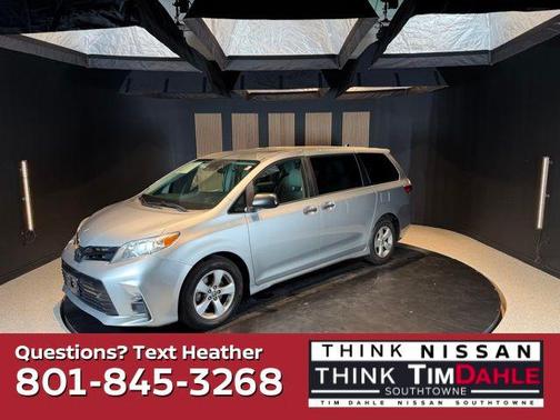 Silver 2020 Toyota Sienna SE