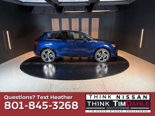 Blue 2023 Audi Q3 45 S line Premium Plus
