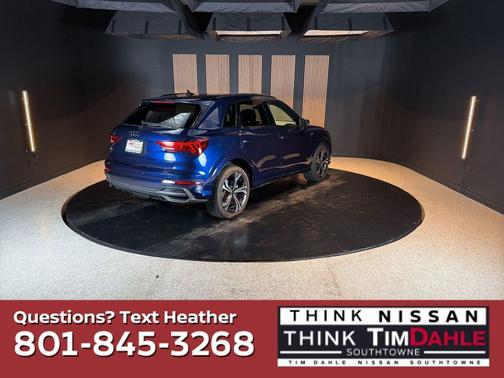 Blue 2023 Audi Q3 45 S line Premium Plus