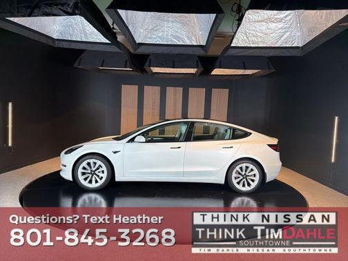 White 2021 Tesla Model 3 Standard Range Plus