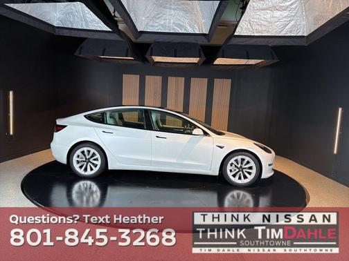 White 2021 Tesla Model 3 Standard Range Plus