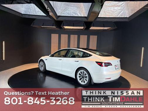 White 2021 Tesla Model 3 Standard Range Plus