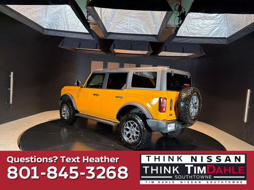 Orange 2022 Ford Bronco