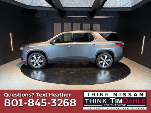 Satin Steel Metallic 2020 Chevrolet Traverse LT Leather