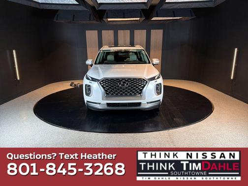 Hyper White 2021 Hyundai PALISADE Calligraphy