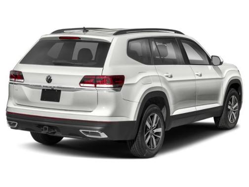 Pure White 2021 Volkswagen Atlas 3.6L SE w/Technology