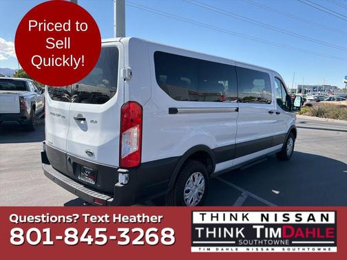 Oxford White 2023 Ford Transit-350 XLT