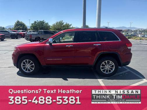 Deep Cherry Red Crystal Pearlcoat 2014 Jeep Grand Cherokee Limited