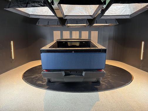 Blue 2025 Tesla Cybertruck All-Wheel Drive