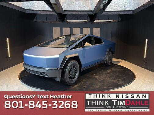 Blue 2025 Tesla Cybertruck All-Wheel Drive