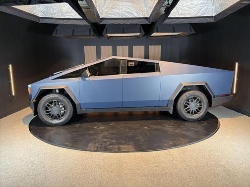 Blue 2025 Tesla Cybertruck All-Wheel Drive