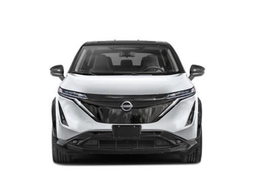 Everest White Pearl Tricoat/Black Diamond Pearl 2024 Nissan ARIYA PLATINUM+