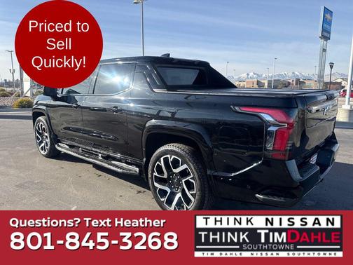 Black 2024 Chevrolet Silverado EV First-Edition RST 4WD