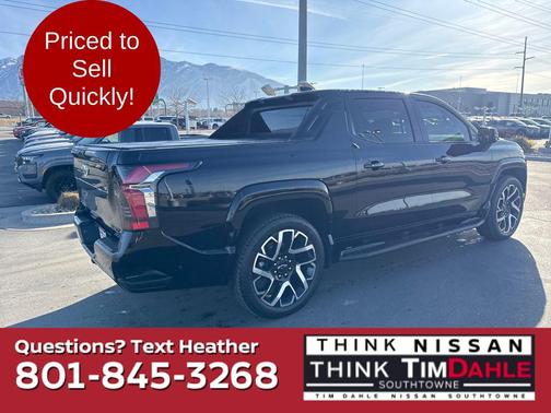 Black 2024 Chevrolet Silverado EV First-Edition RST 4WD