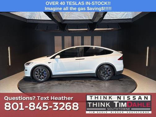 White 2022 Tesla Model X Plaid Tri Motor All-Wheel Drive