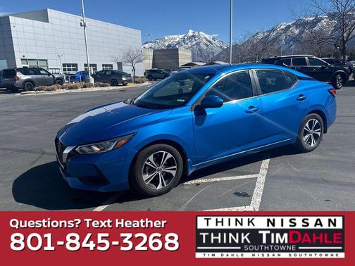 Electric Blue Metallic 2023 Nissan Sentra SV