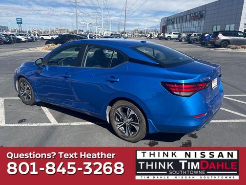 Electric Blue Metallic 2023 Nissan Sentra SV