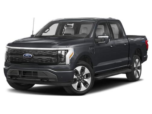 Black 2023 Ford F-150 Lightning Platinum