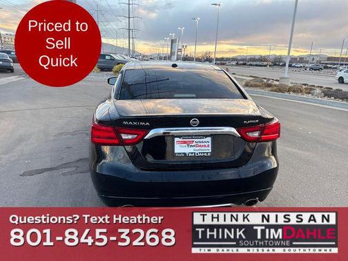 Super Black 2018 Nissan Maxima 3.5 Platinum