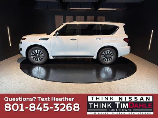 Aspen White Tricoat 2023 Nissan Armada SL 4WD